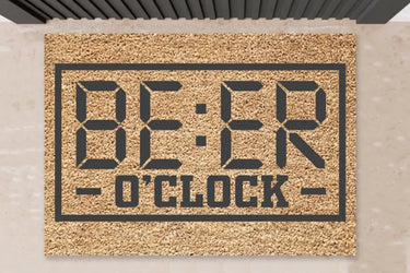 Fußmatte mit Spruch Bier -